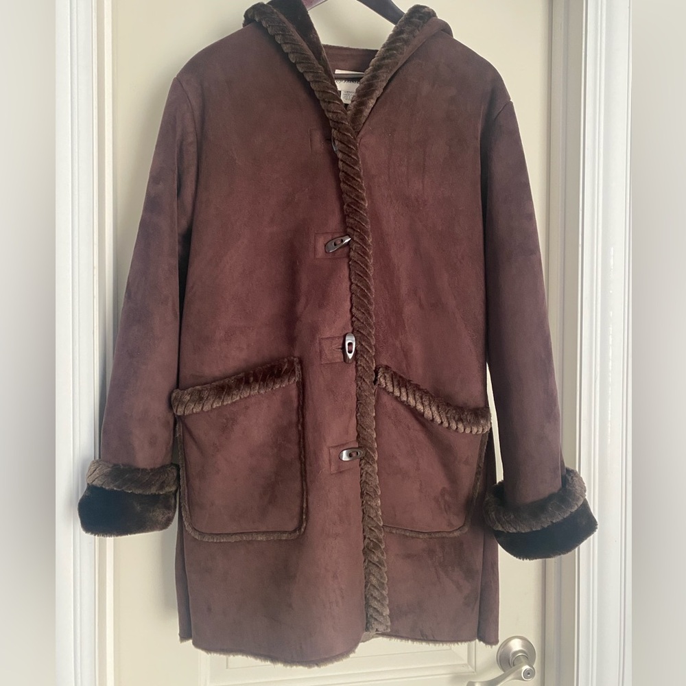 St. John's Bay Dark Brown Coat